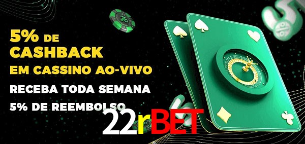 Promoções do cassino ao Vivo 22rbet